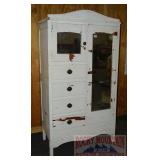 Shabby Chic Painted Chiffarobe.