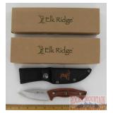 2 Elk Ridge Straight Blade Knives.