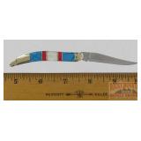 Elk Ridge Folding Knife W/ Inlaid Handle.