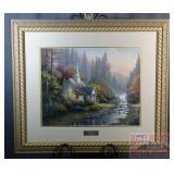 "The Forest Chapel" Thomas Kinkade Print.