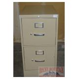 2 Drawer Letter Size Filing Cabinet.