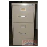 2 Drawer Letter Size Filing Cabinet.