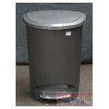 Simplehuman Step-On Trash Can. 30" High.