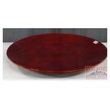 Large Red Lacquer Center Bowl