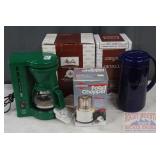 Coffee Maker, Coffee Carafe & Food Chopper