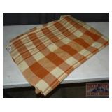 Plaid Wool Lap Blanket.