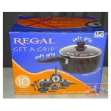 Regal 10 Piece Soft Grip Cookware Set