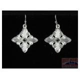 Montana Silversmiths Cross Design Earrings.