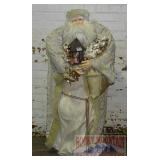 48" Standing Santa W/ Lantern.