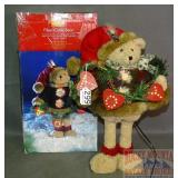 18' Fiber Optic Holiday Living Bear W/ Box.