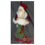 Life-Like Stocking Santa, 25" high.