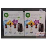 2 New Air Wick Essential Mist Oil Diffusers.