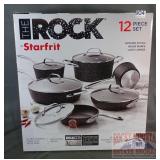 The Rock by Starfrit 12 PC Cookware Set.