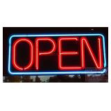 Neon Open Sign.  It works!