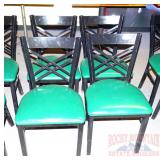 4 Black Dining Chairs. 4 Black Dining Chairs.
