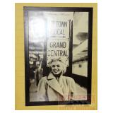 Marilyn Monroe/Grand Central Framed Print.