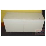 2 Door White Cabinet.