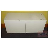 2 Door White Cabinet. 2 Door White Cabinet.