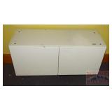 2 Door White Cabinet.