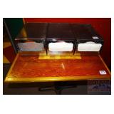 3 Napkin Dispensers. 3 Napkin Dispensers.