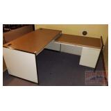 Steelcase Commercial Grade Heavy Steel Office Desk Steelcase Commercial Grade Heavy Steel Office Desk