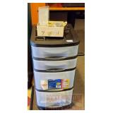 4 Drawer Rolling Storage Cart. 4 Drawer Rolling Storage Cart.