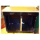 Cabinet w/ Open Shelves & 2 Drawers. 40X48X26