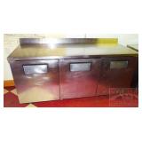True TWT-72 3 Door SS Worktop Refrigerator. 72'W True TWT-72 3 Door SS Worktop Refrigerator. 72'W