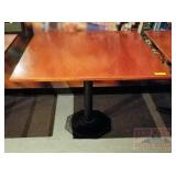 Single Pedestal Dining Table. 29'X29' Single Pedestal Dining Table. 29'X29'