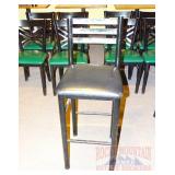 Black Steel Bar Stool.