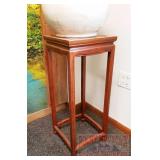 30" Mahogany Plant Stand.