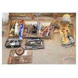 Bosch Drill & Assorted Hand Tools.