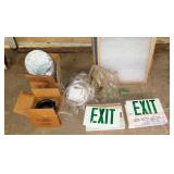 2 Exit Light Covers, Control Cable & More.