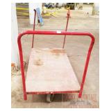 Red 60'X30' Platform Cart.