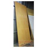 2 4'X10' Slat Wall.