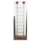 Aluminum 65" Ladder w/ Wheels.