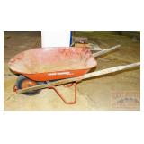 True Temper Wheel Barrow w/ Pneumatic Tire.