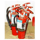 5 Fire Extinguishers.