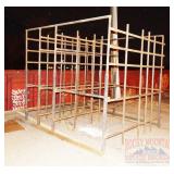 Heavy Duty Steel Material Rack. 8'X8'X9'.