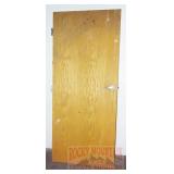 Solid 36' Door with Hardware.