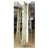3 Pallet Rack Uprights.  10'X44'