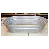 Galvanized Cowboy Bathtub. Galvanized Cowboy Bathtub.