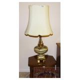 Fancy Vintage Table Lamp with Shade. 40" high.