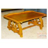 Fantastic Vintage Wagon Wheel Coffee Table. Fantastic Vintage Wagon Wheel Coffee Table.