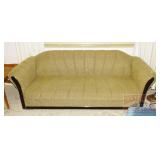 Sofa with Black Trim, Nice & Clean.  84" wide.