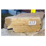 Petrified Wood Slab, 4' high. Petrified Wood Slab, 4' high.