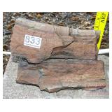Multi-Color Petrified Wood Slab, 5' high. Multi-Color Petrified Wood Slab, 5' high.