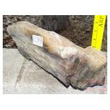 Petrified Wood Slab, 5' high. Petrified Wood Slab, 5' high.