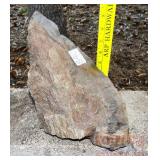 Petrified Wood Slab, 9' high. Petrified Wood Slab, 9' high.