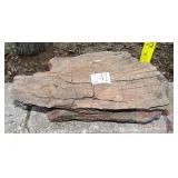 Petrified Wood Slab, 5' high. Petrified Wood Slab, 5' high.